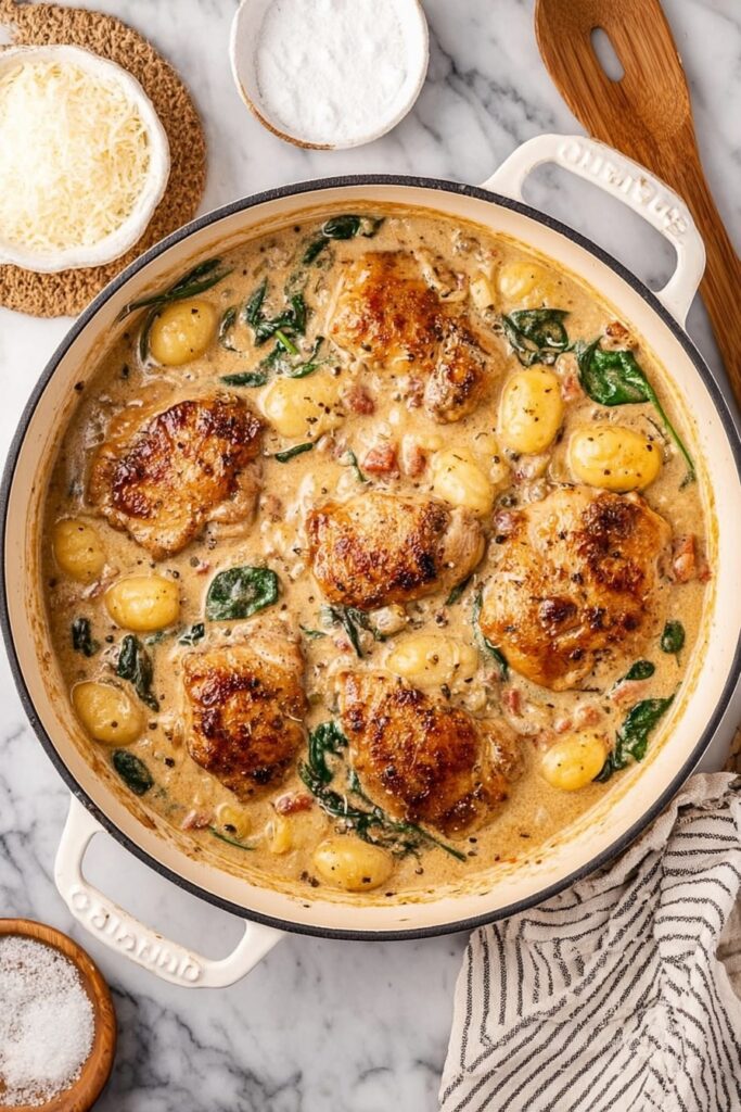 Creamy Chicken Gnocchi Bake Recipe