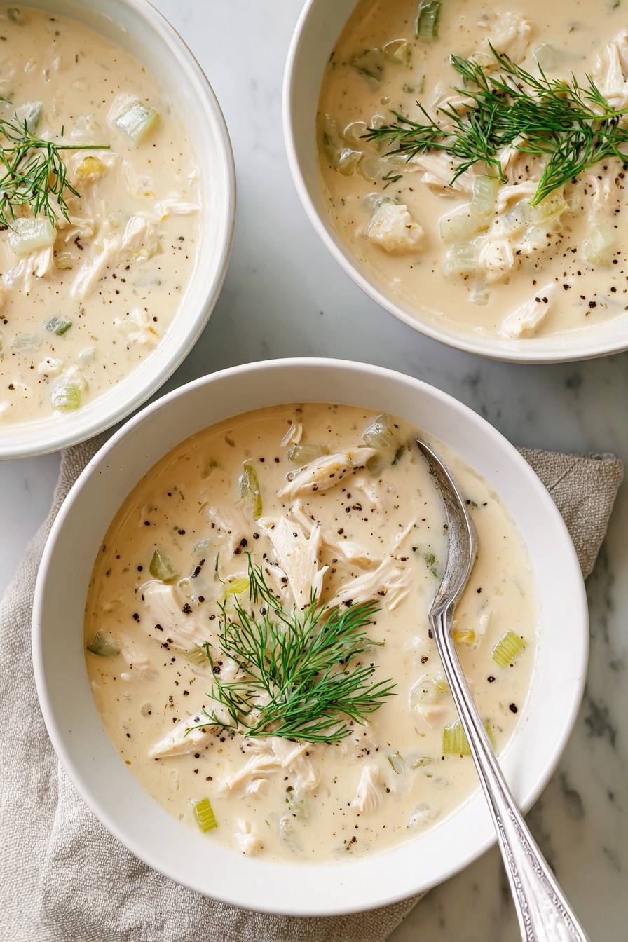 Greek Avgolemono Soup Recipe - Serving Suggestion