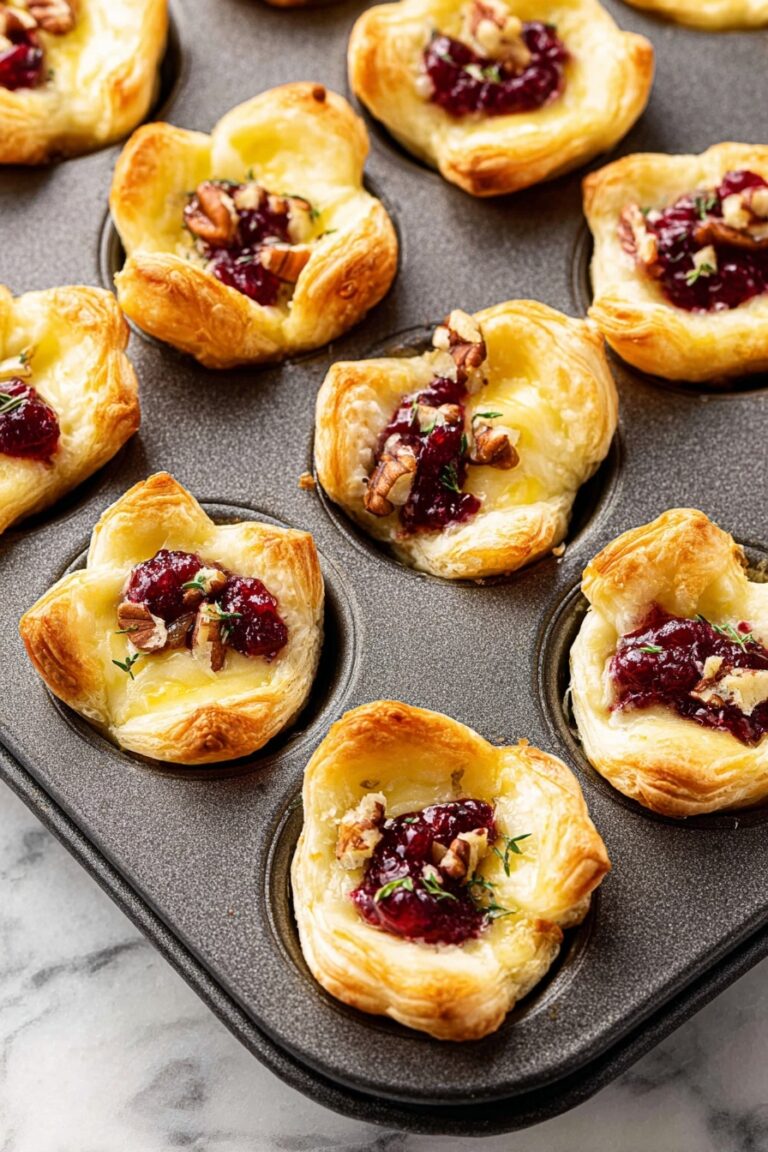 Cranberry Brie Bites Recipe