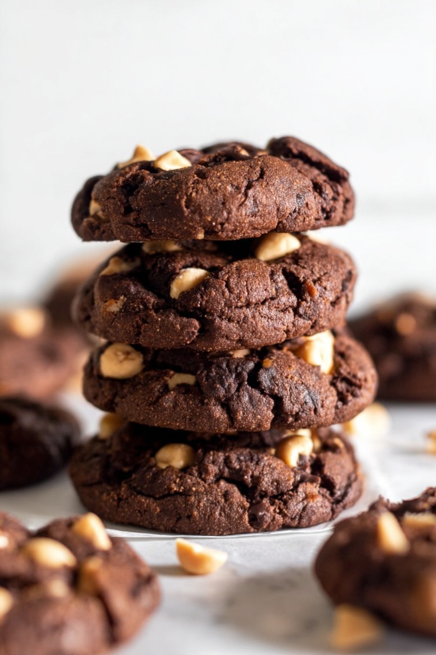 Peanut Butter Chip Chocolate Cookies Recipe - Serving Suggestion