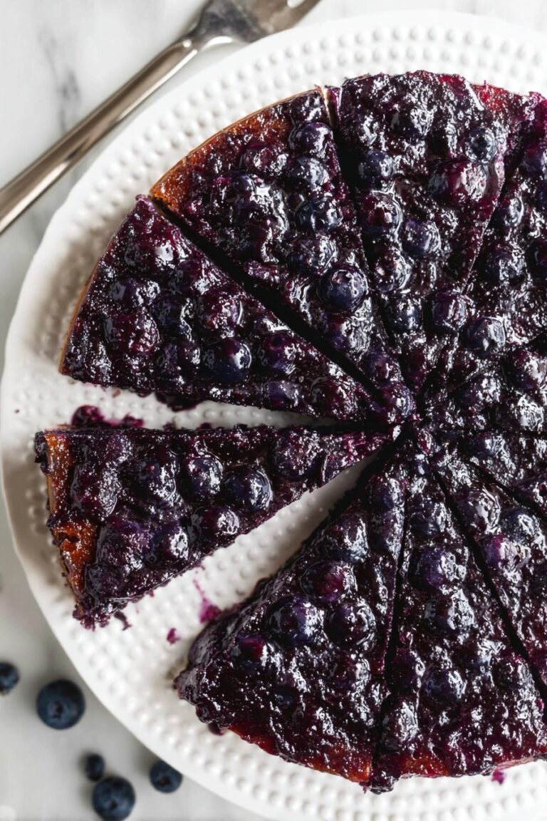 Blueberry Upside Down Cake Recipe