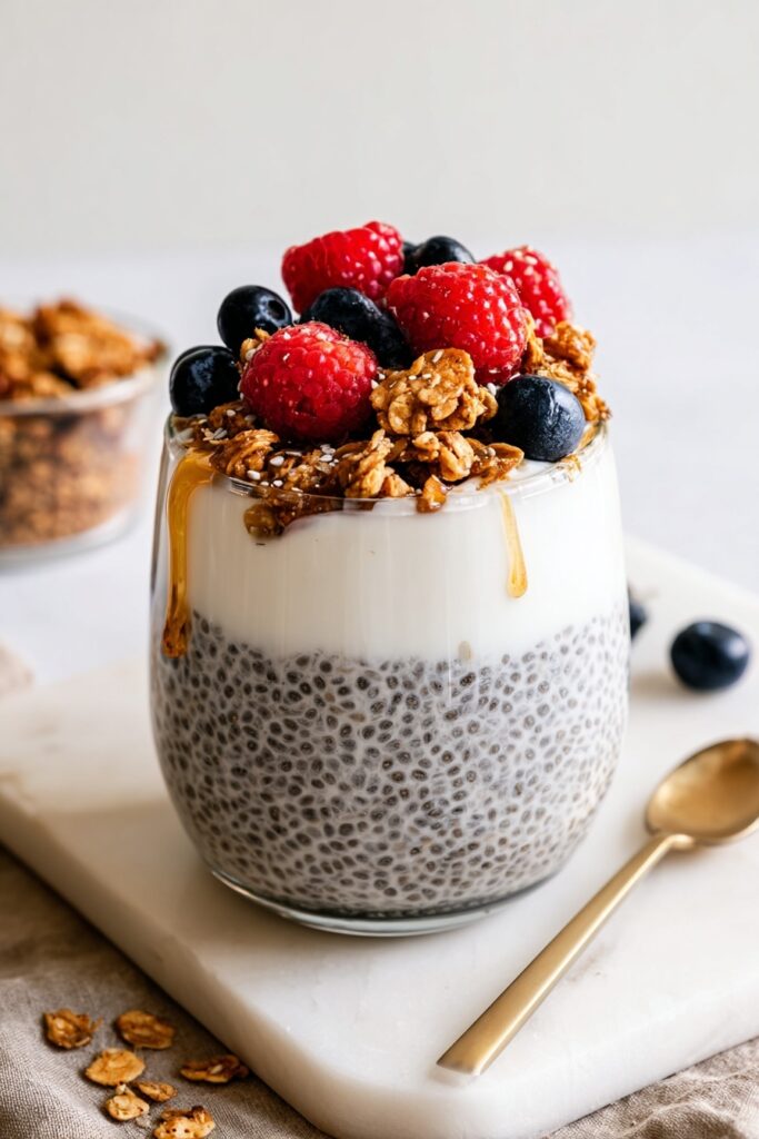 Protein Chia Pudding with Greek Yogurt Recipe