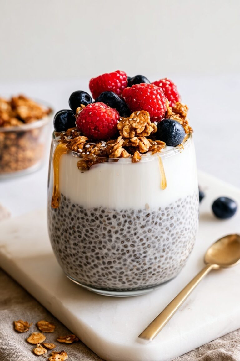 Protein Chia Pudding with Greek Yogurt Recipe