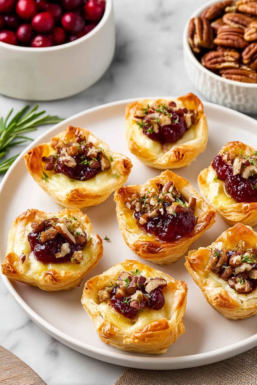 Cranberry Brie Bites Recipe - Serving Suggestion