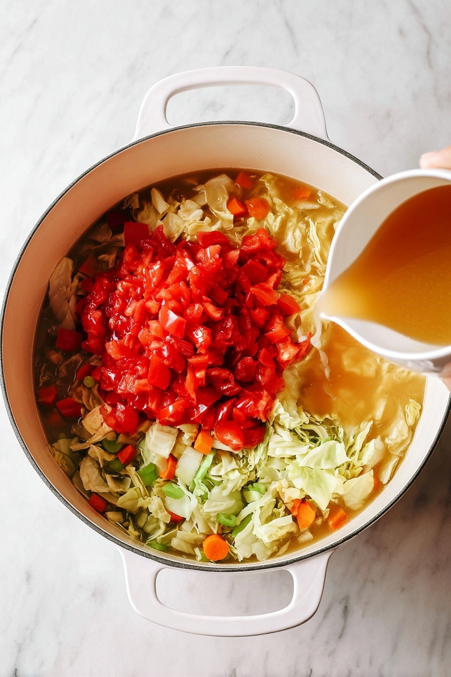 Healthy Cabbage Soup Recipe - Step by Step Instructions