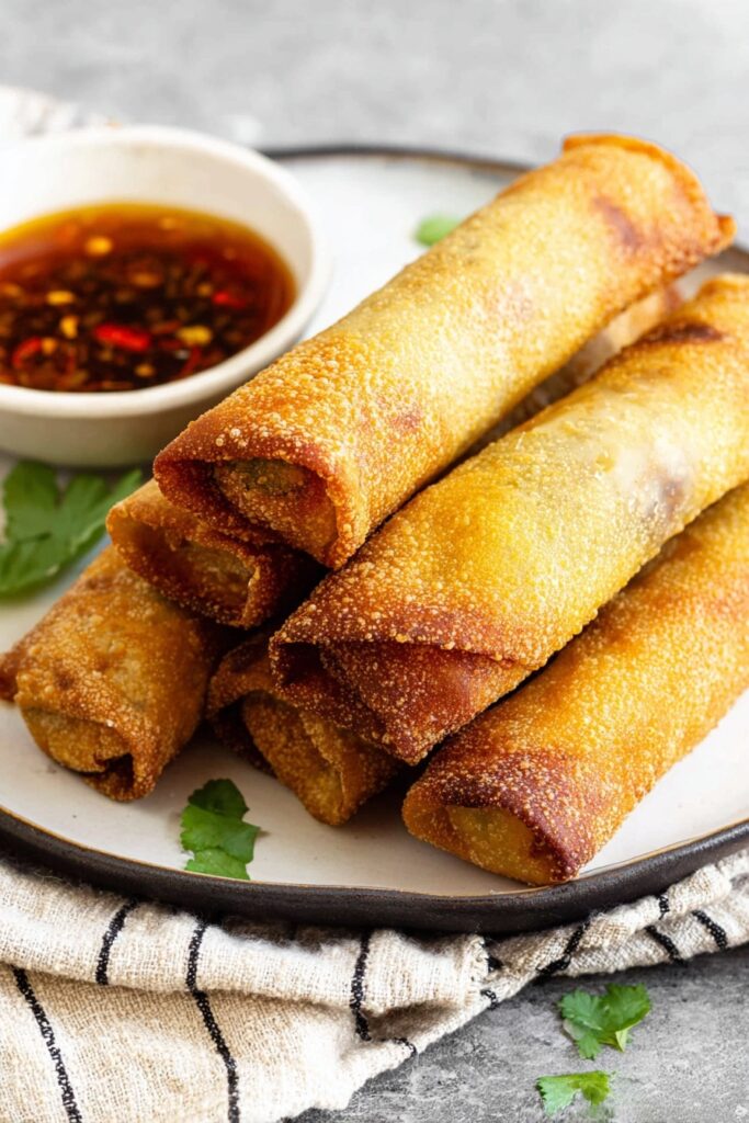 Homemade Vegetable Egg Rolls Recipe