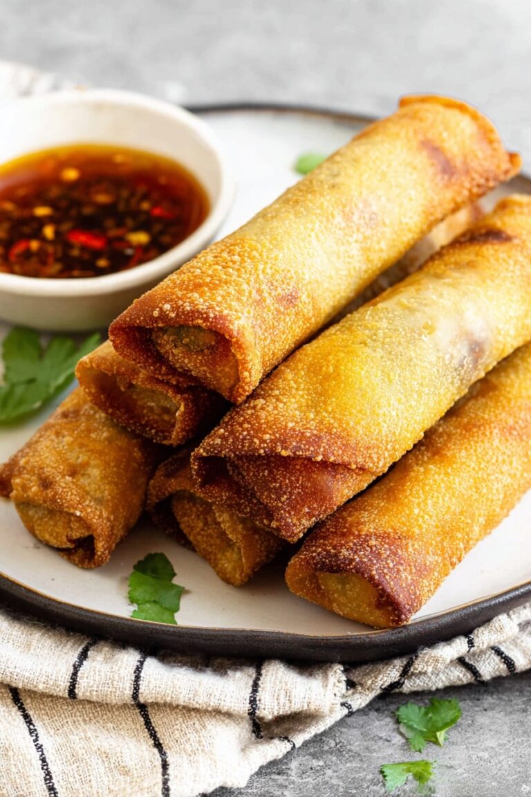 Homemade Vegetable Egg Rolls Recipe