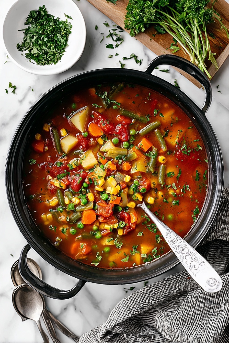 Hearty Vegetable Soup Recipe