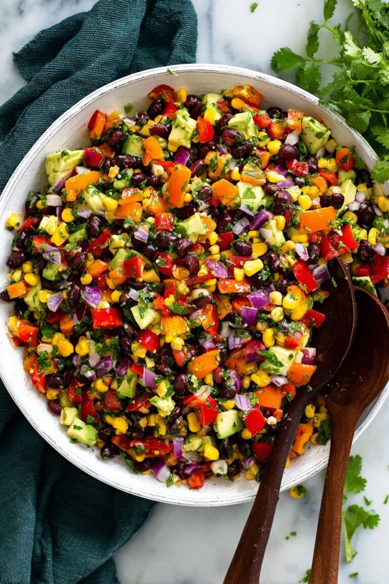 Black Bean Corn Salad with Lime Dressing Recipe