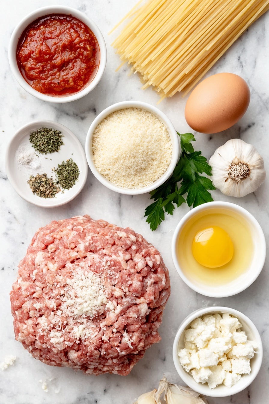 Easy Turkey Meatballs in Marinara Recipe - Ingredients