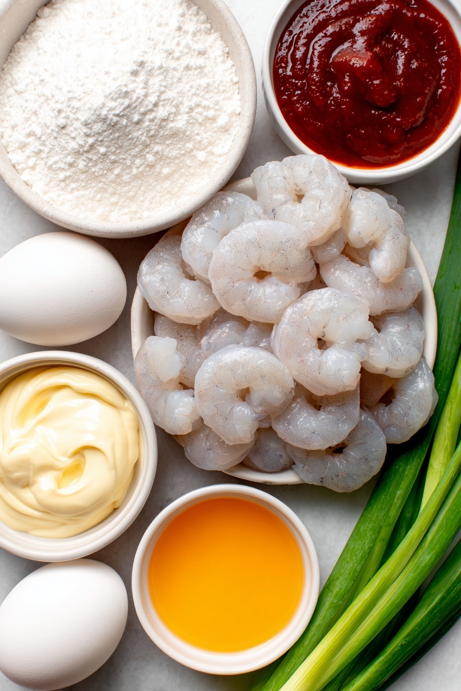 Crispy Bang Bang Shrimp Recipe - Ingredients