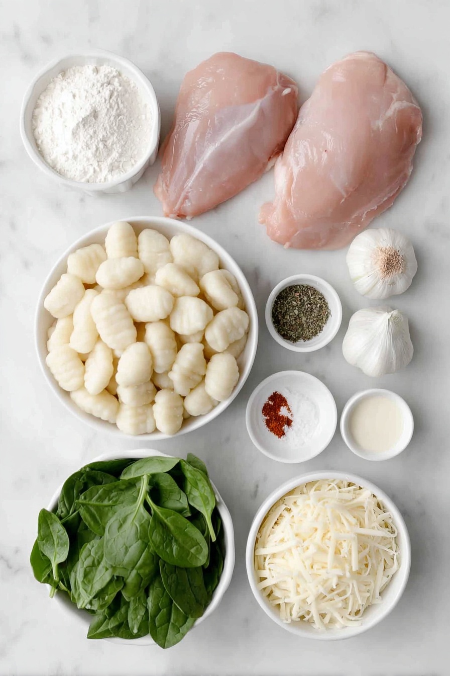 Creamy Chicken Gnocchi Bake Recipe - Ingredients